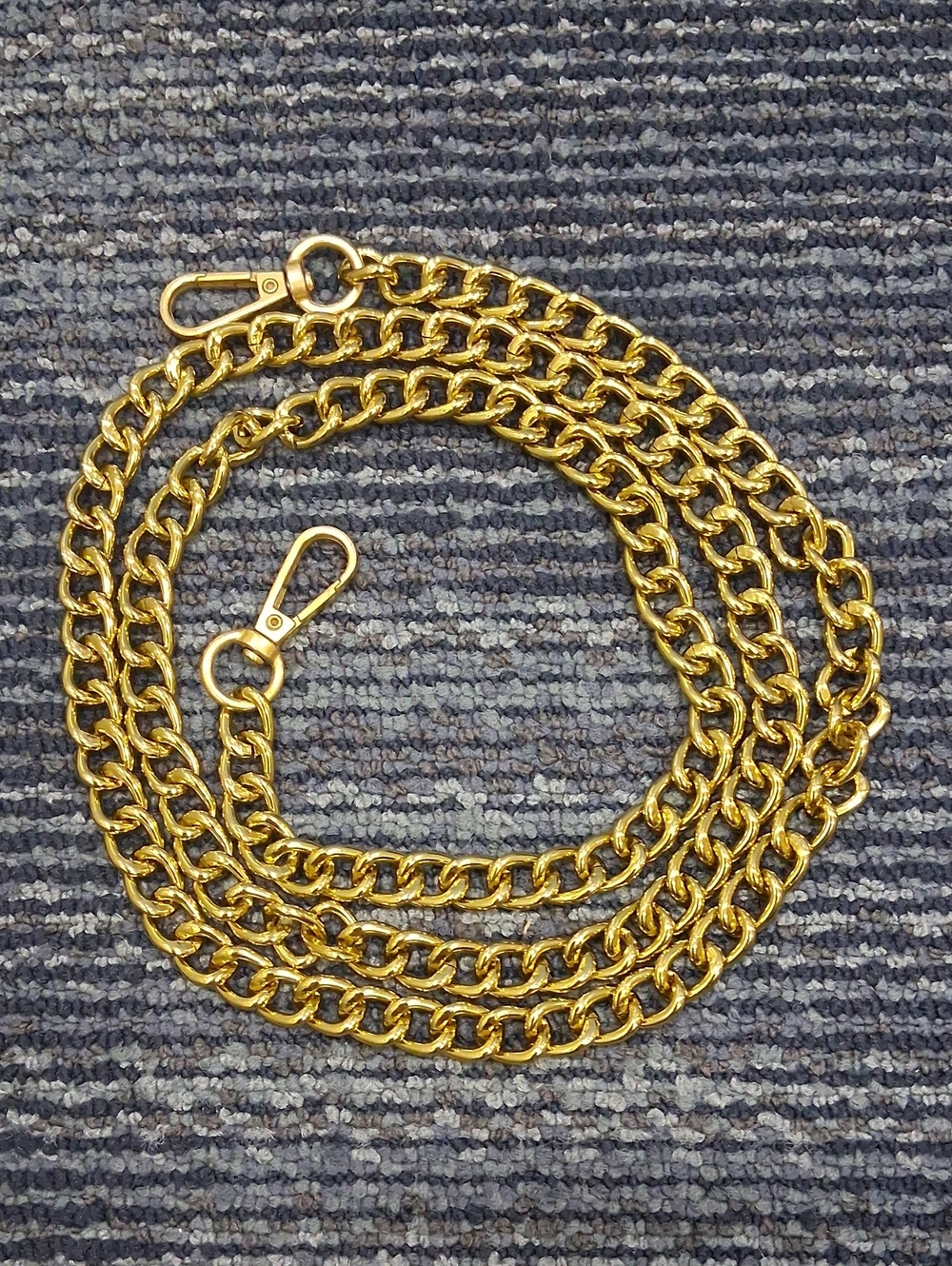 Gold Purse Chain Strap with Lobster Clasps